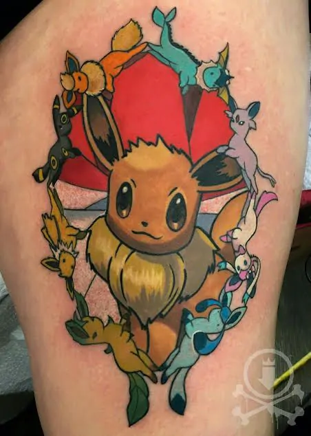 Eevee Evolution Tattoo Meaning: The Power of Adaptability and Transformation Hidden in This Pokémon!