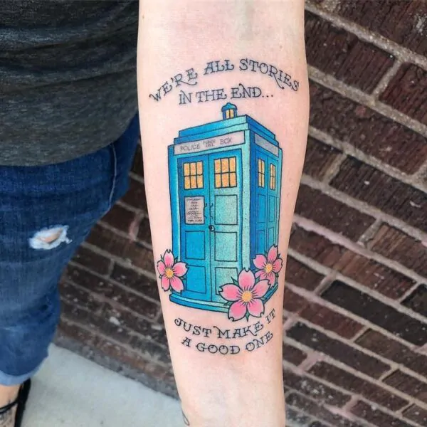 Doctor Who TARDIS Tattoo Meaning: The Endless Adventure and Time-Travel Mystery Encapsulated in This Iconic Symbol!