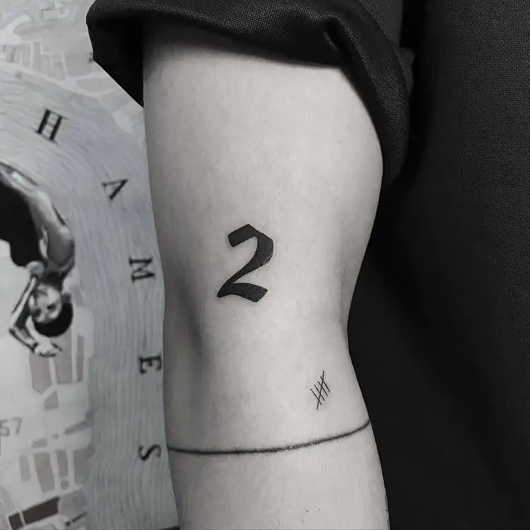 2 Tattoo Meaning: The Subtle Number with a Profound Message