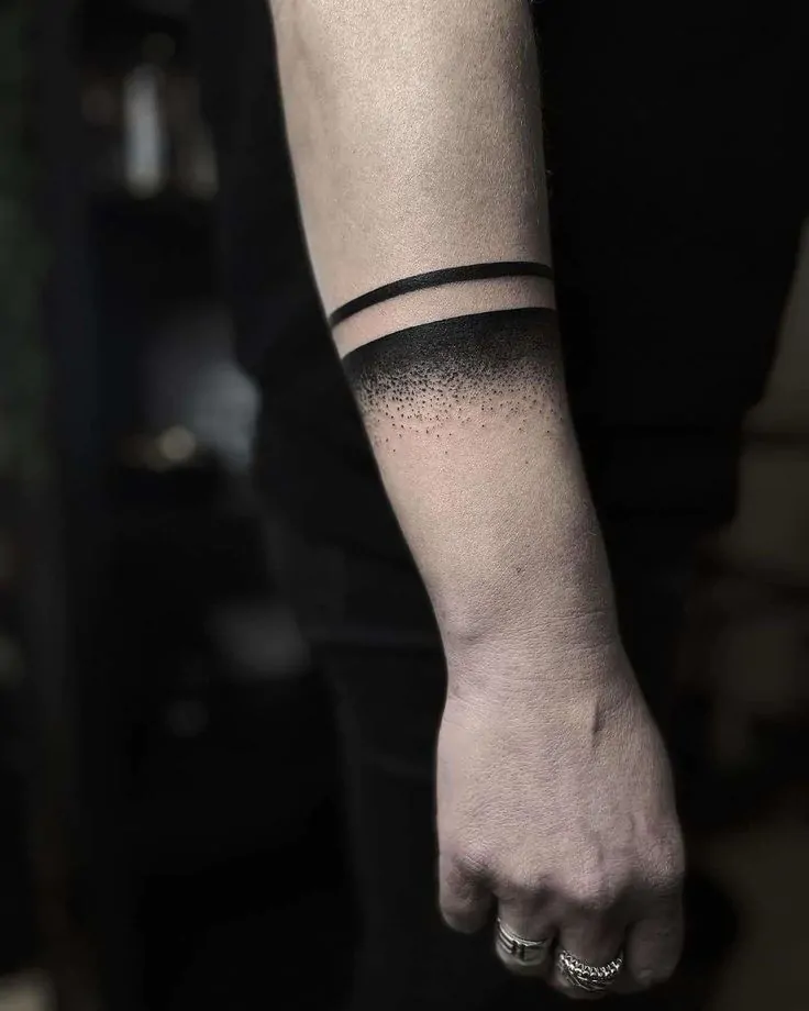 black arm band tattoo significance